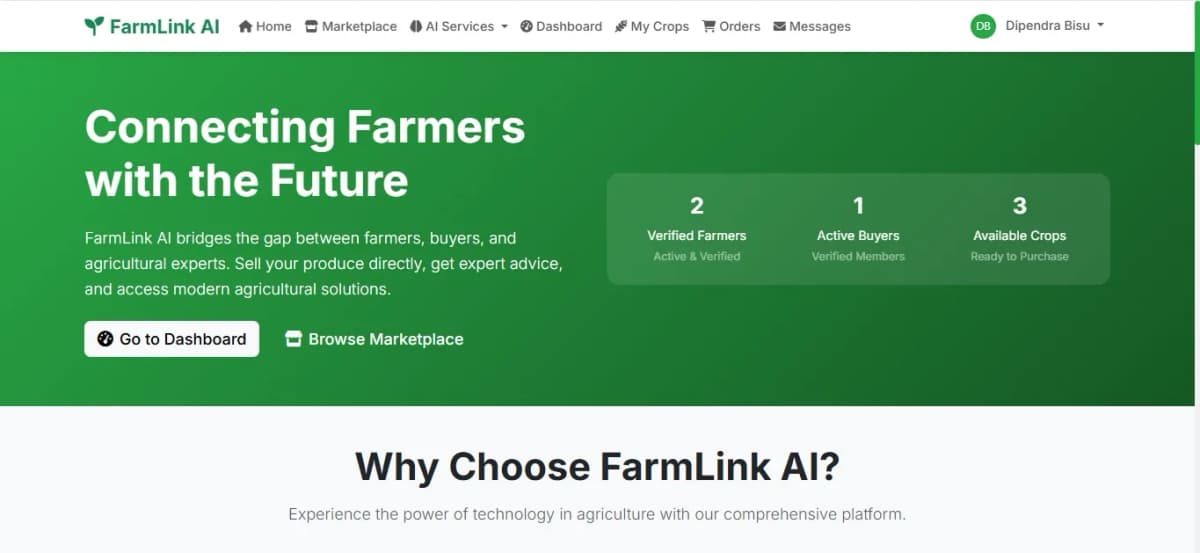 Farmlink AI: Building an AI-Powered Agriculture Platform